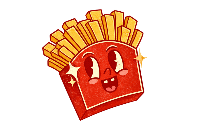 Fries Mascot